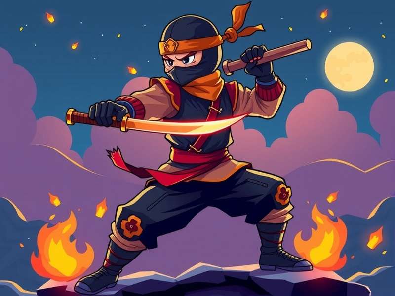 Ninja Kick Master Game Banner